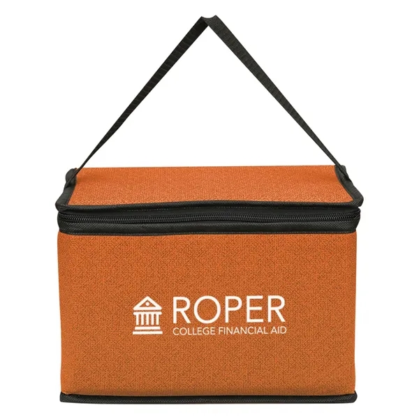 Heathered Non-Woven Cooler Lunch Bag - Image 12