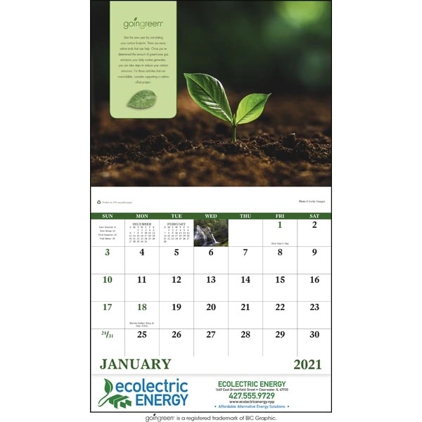 Stapled GoinGreen® Inspirational Appointment Calendar - Image 17
