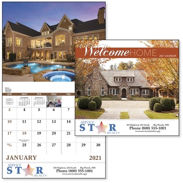 Stapled Welcome Home Lifestyle 2022 Appointment Calendar - Image 1