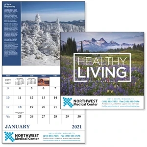Stapled Healthy Living Inspirational 2022 Calendar