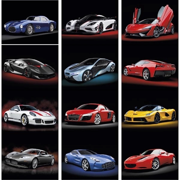 Stapled Exotic Sports Cars Vehicle 2022 Appointment Calendar - Image 15