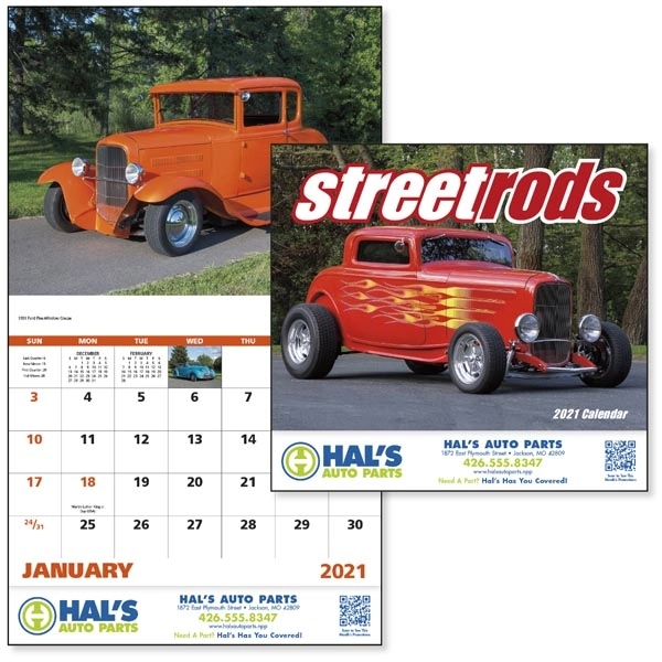 Stapled Street Rods Vehicle 2022 Appointment Calendar