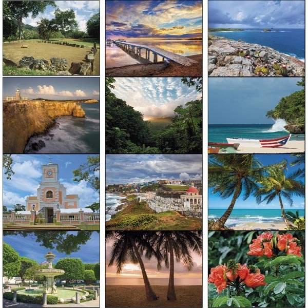 Stapled Puerto Rico Scenic 2022 Appointment Calendar - Image 15