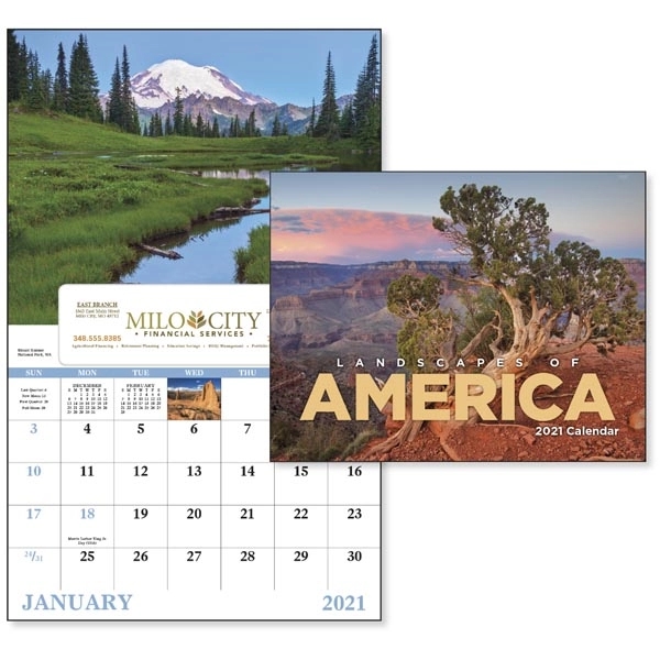 Window Landscapes of America Scenic Appointment Calendar - Image 1