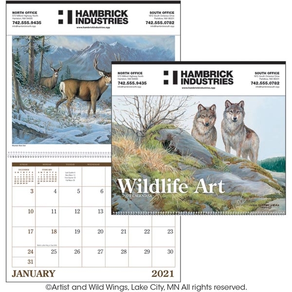 Wildlife Art 2022 Calendar
