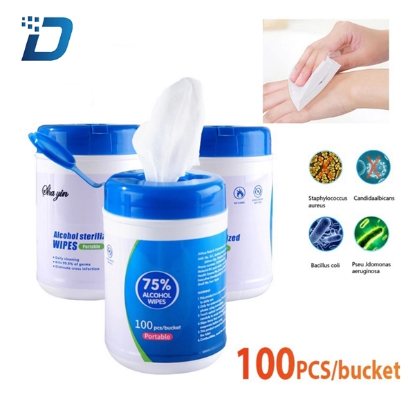 100pcs Canister Alcohol Wipes - Image 1