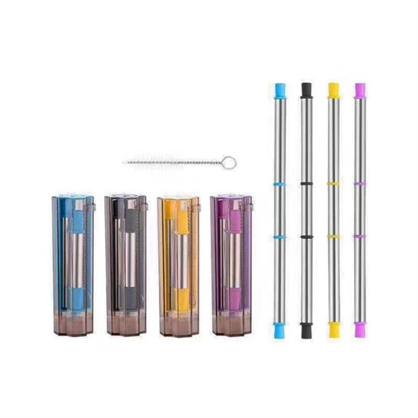 Portable Reusable Stainless Steel Drinking Straw - Image 4