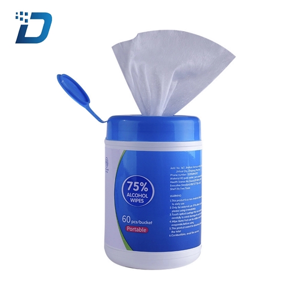 60pcs Canister Alcohol Wipes - Image 1