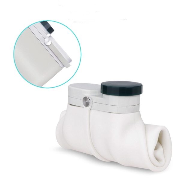 Milk Carton Shaped Collapsible Silicone Sport Water Bottle - Image 4