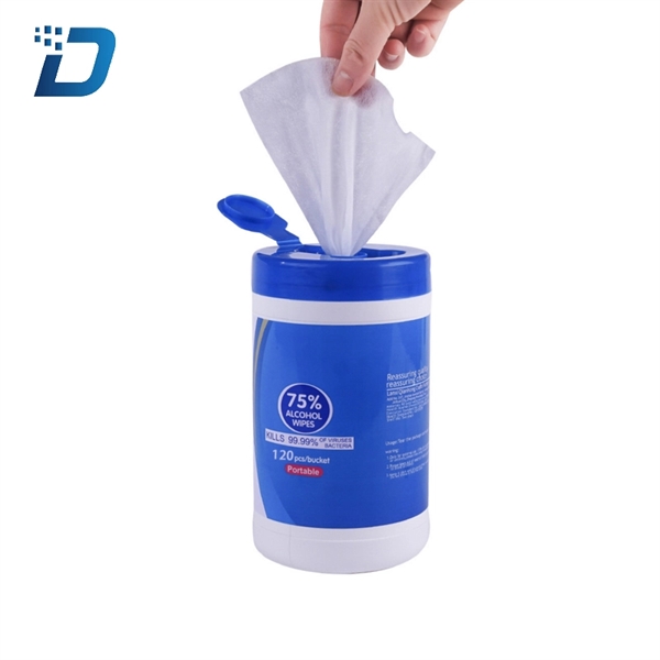 120pcs Canister Alcohol Wipes - Image 1