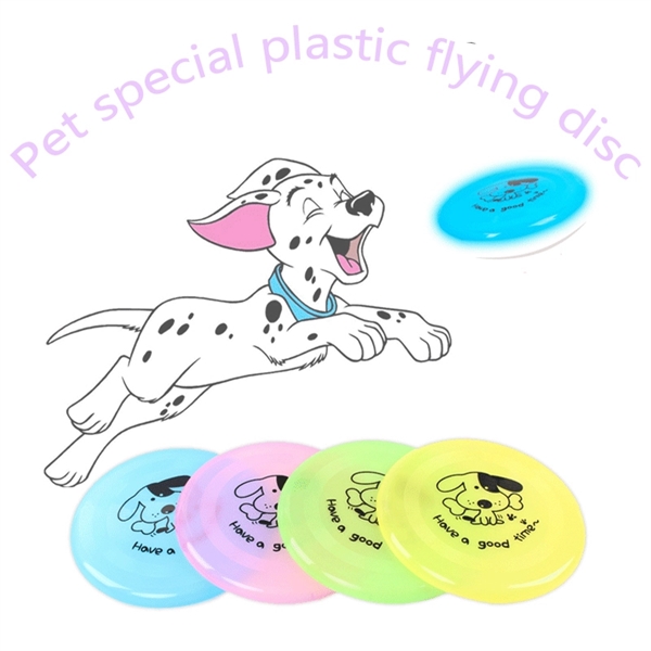 Dog Training Plastic Flying Disc