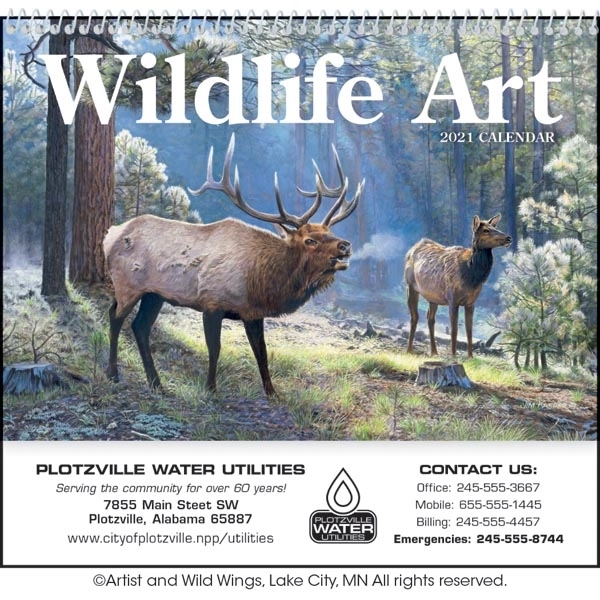 Wildlife Art Pocket 2022 Calendar - Image 15