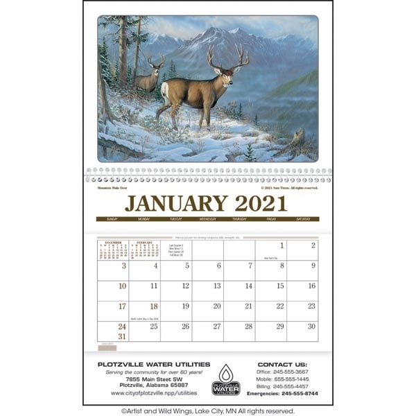 Wildlife Art Pocket 2022 Calendar - Image 16