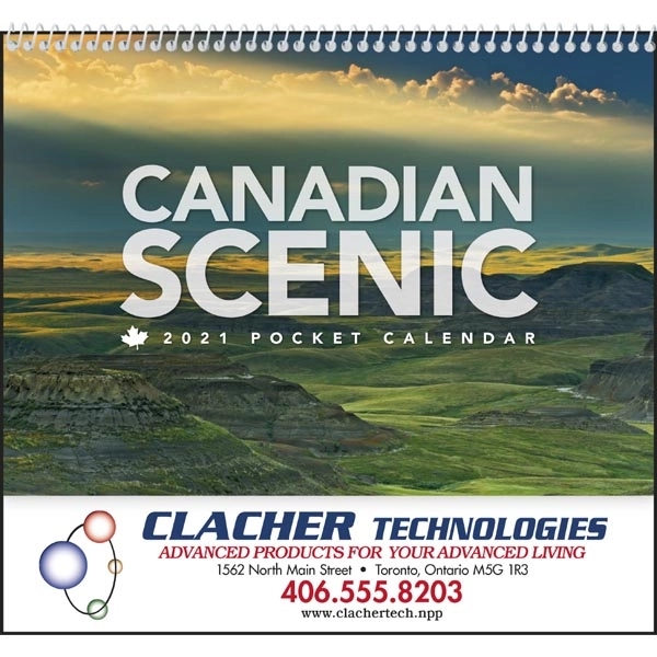 Canadian Scenic Pocket 2022 Calendar - Image 15