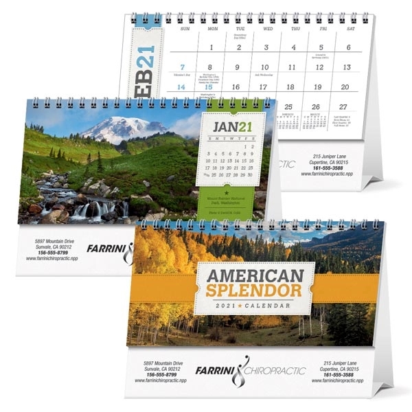 American Splendor Desk 2022 Calendar - Image 1