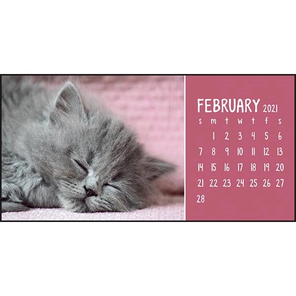 Puppies & Kittens Desk 2022 Calendar - Image 3
