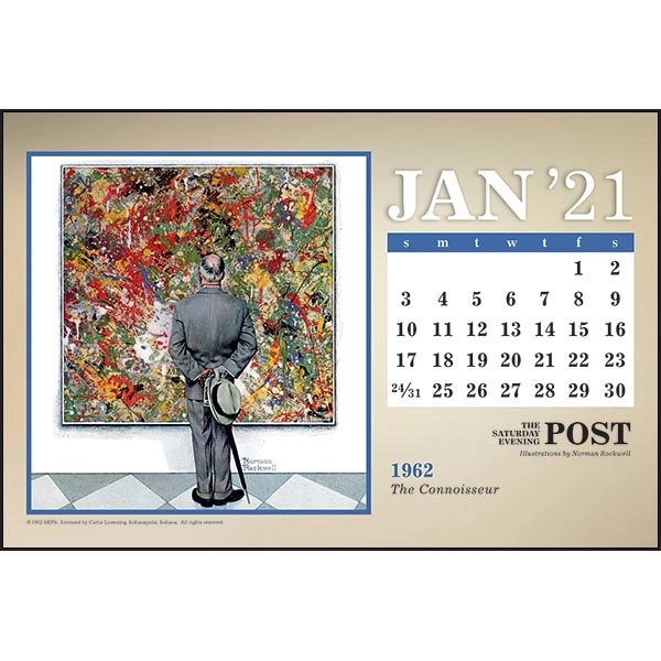 The Saturday Evening Post Large Desk 2022 Calendar - Image 2