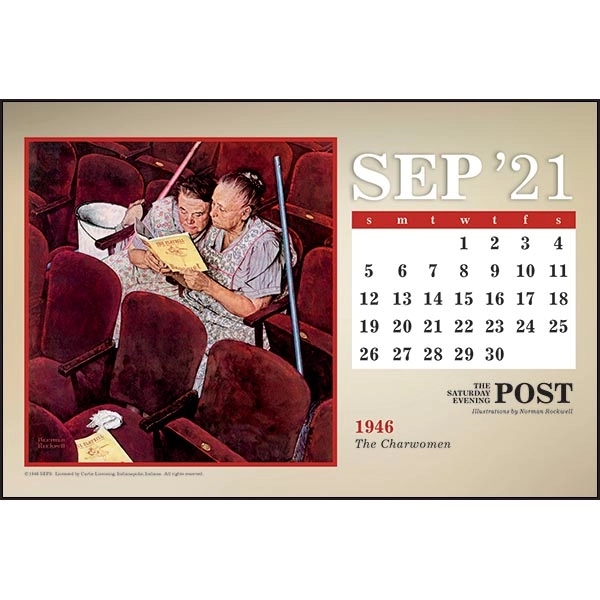 The Saturday Evening Post Large Desk 2022 Calendar - Image 12