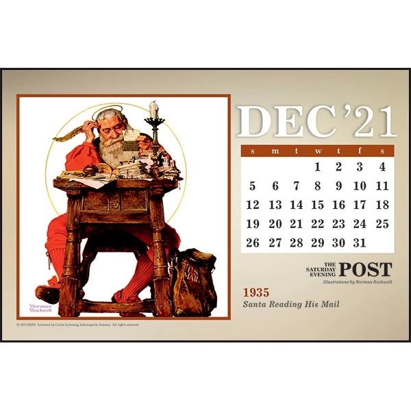 The Saturday Evening Post Large Desk 2022 Calendar - Image 15