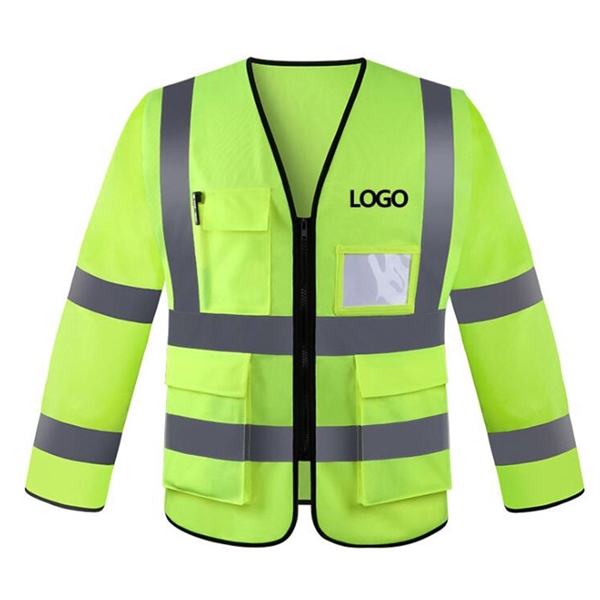 High Visibility Workwear Safety Jacket