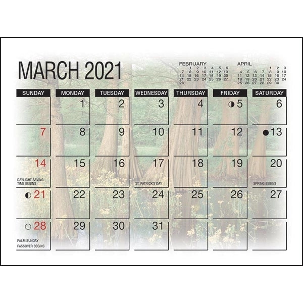 America's Beauty 2022 Desk Calendar - Image 4