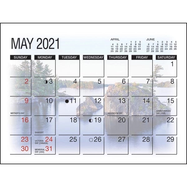 America's Beauty 2022 Desk Calendar - Image 6