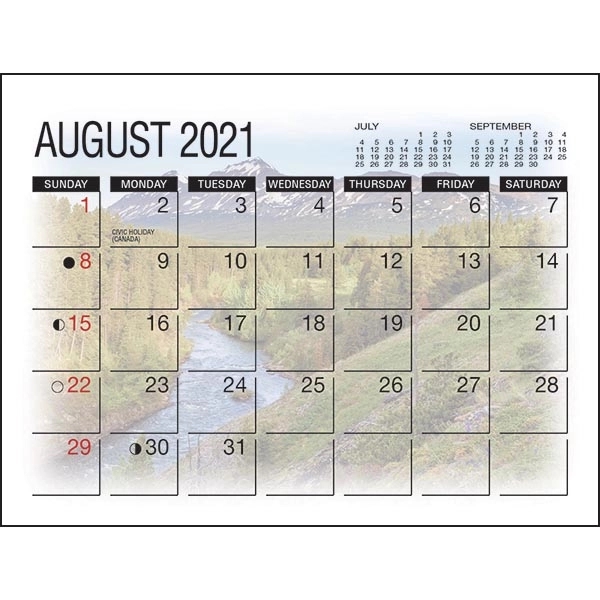America's Beauty 2022 Desk Calendar - Image 9