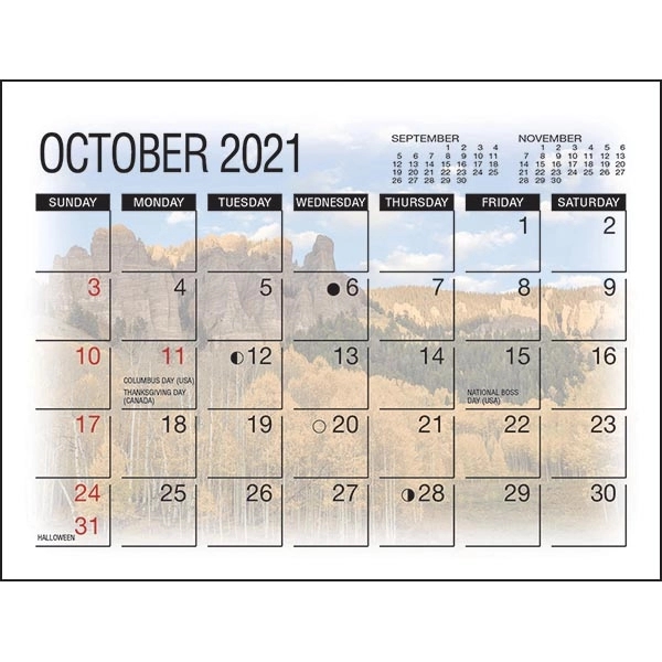 America's Beauty 2022 Desk Calendar - Image 11