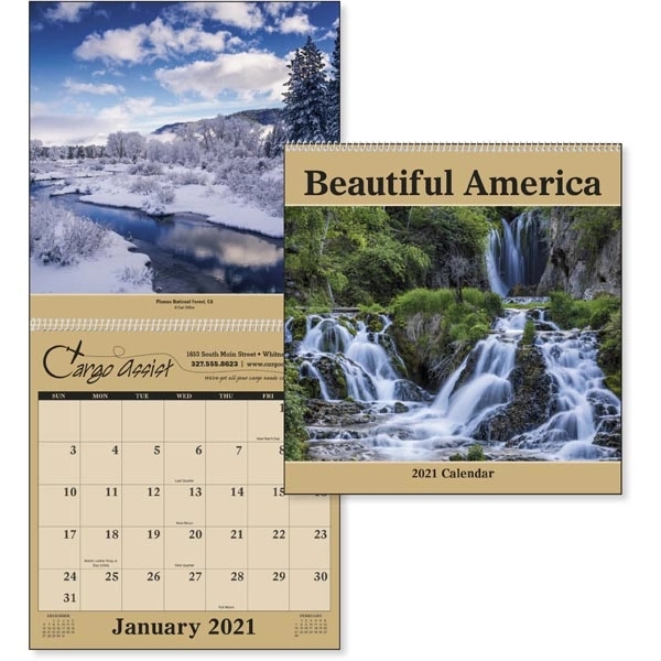 Beautiful America 2022 Calendar - Image 1