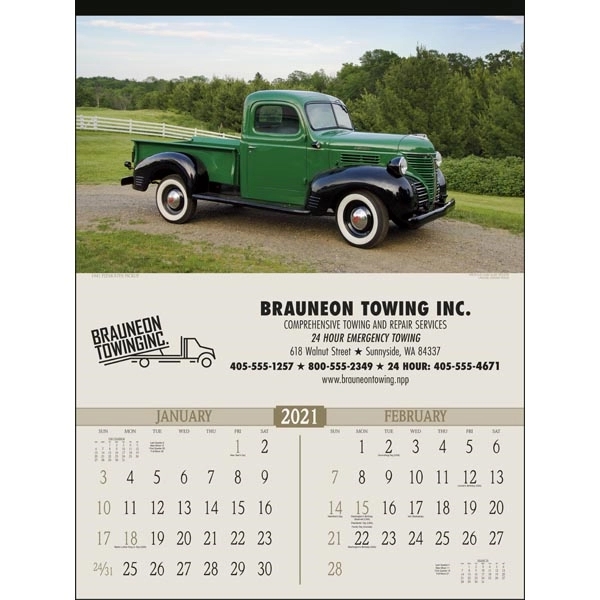Antique Trucks 2022 Calendar - Image 1