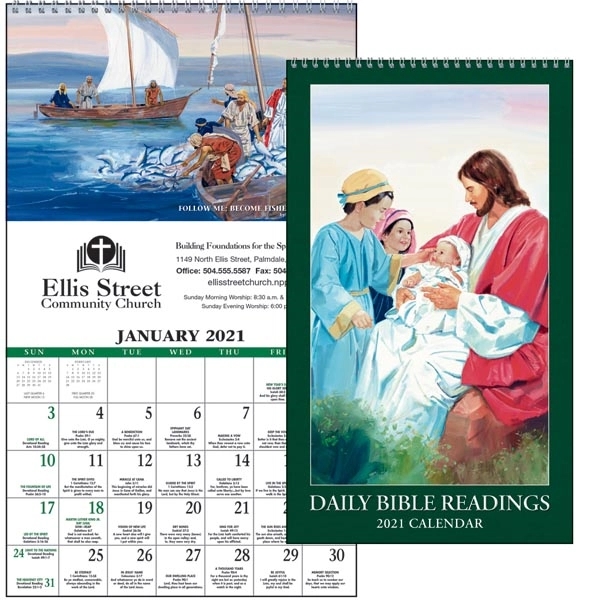 Daily Bible Readings - Protestant 2022 Calendar - Image 1