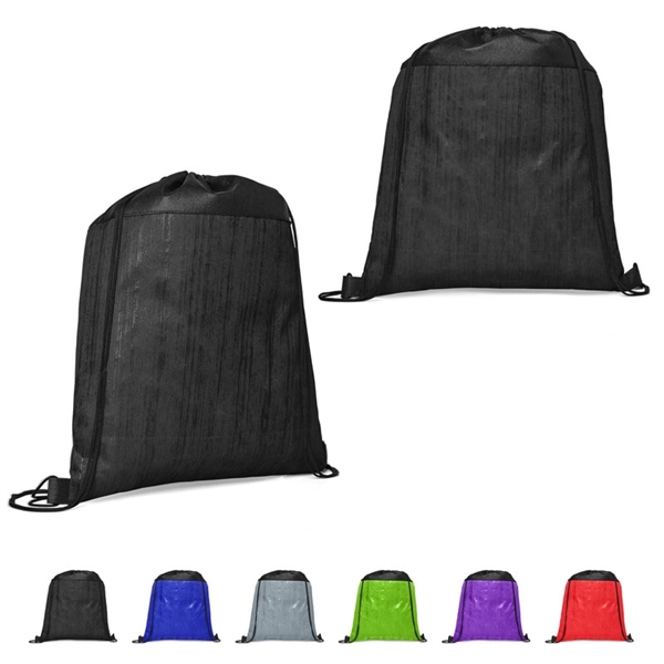 Cedar Non-Woven Drawstring Backpack - Image 1