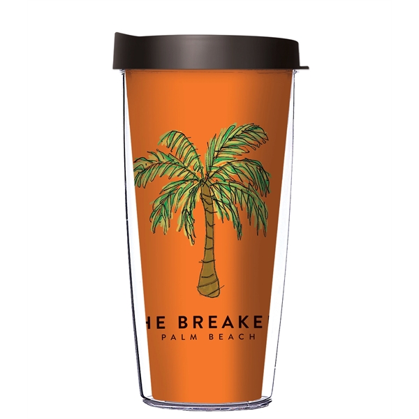 16 oz Travel Tumbler w/ Full color Wrap Imprint Double Wall - Image 4