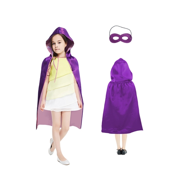Halloween Kids Cloak with mask     - Image 1