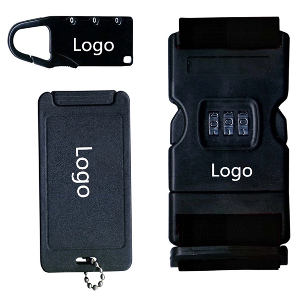 Luggage Strap with 3-Dial Combination Lock - Image 2