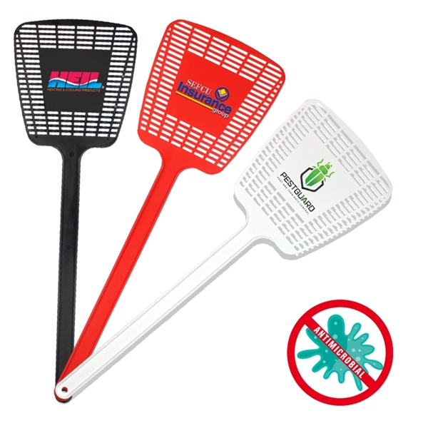 Antimicrobial Mega Fly Swatter, Full Color Digital - Image 1
