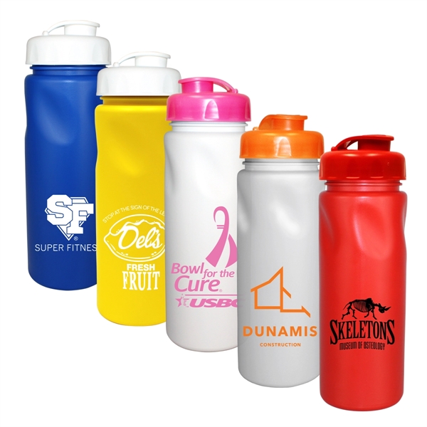 24 Oz. Cycle Bottle with Flip Top Cap - Image 1