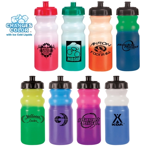 20 oz. Mood Cycle Bottle - Push and Pull Cap - Image 18