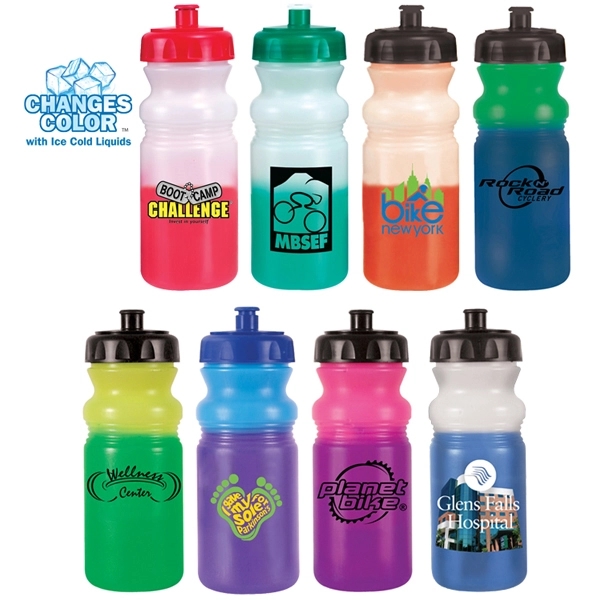 20 oz. Mood Cycle Bottle - Push and Pull Cap - Image 27