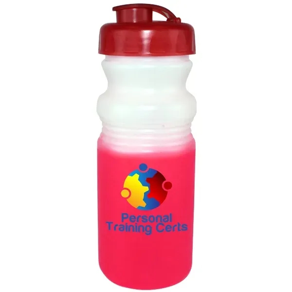 20 oz. Mood Cycle Bottle with Flip Top Cap, Full Color Digit - Image 3
