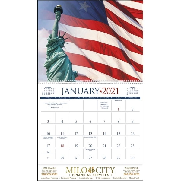 I Love America 2022 Calendar - Image 16
