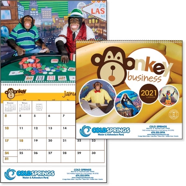 Monkey Business 2022 Calendar - Image 1