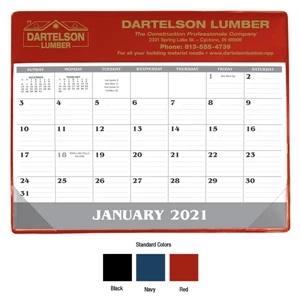 Small Vinyl Desk Pad 2022 Calendar
