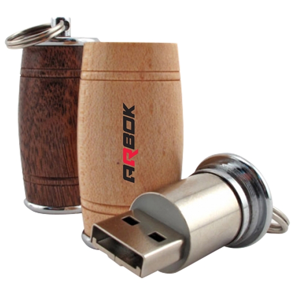 Wine Barrel USB Drive - Image 1