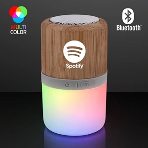 4.25" Light Up Speaker, Bluetooth + Rechargeable