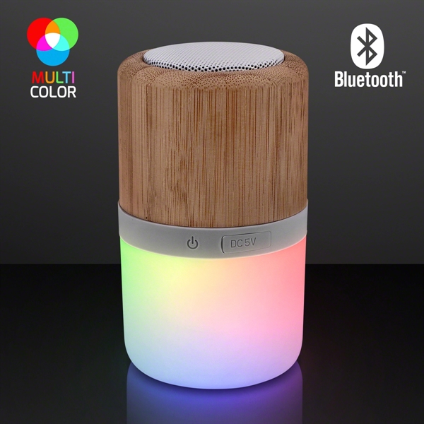 4.25" Light Up Speaker, Bluetooth + Rechargeable - Image 4