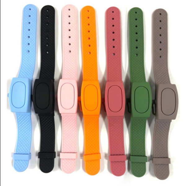Silicone Refillable Wristband Hand Dispenser Empty - Image 2