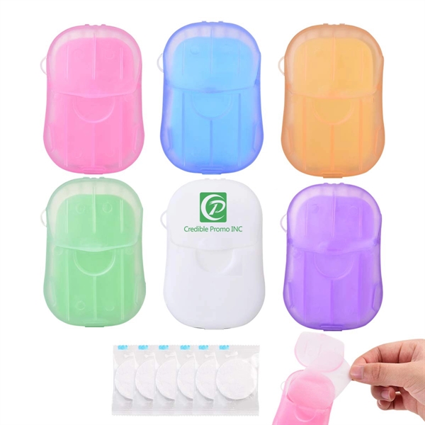 Portable Disposable Outdoor Hand Washing Paper Soap - Image 1