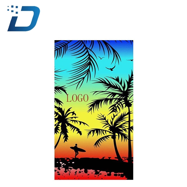 Microfiber Polyester Printed Adult Beach Towel - Image 5