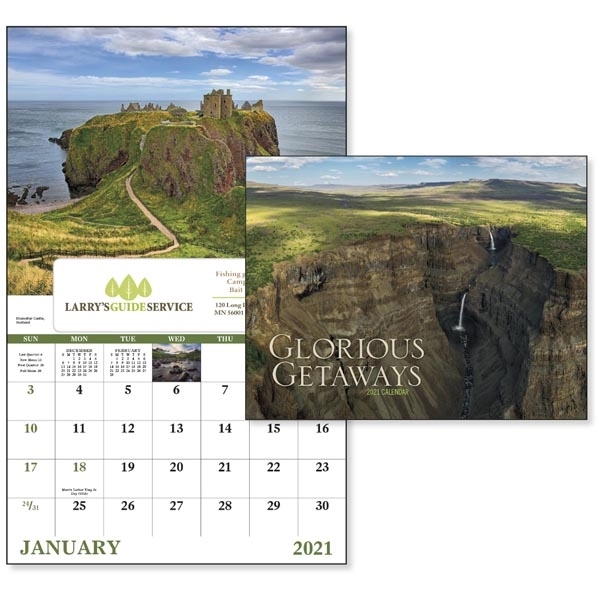 Window Glorious Getaways Scenic 2022 Appointment Calendar - Image 1
